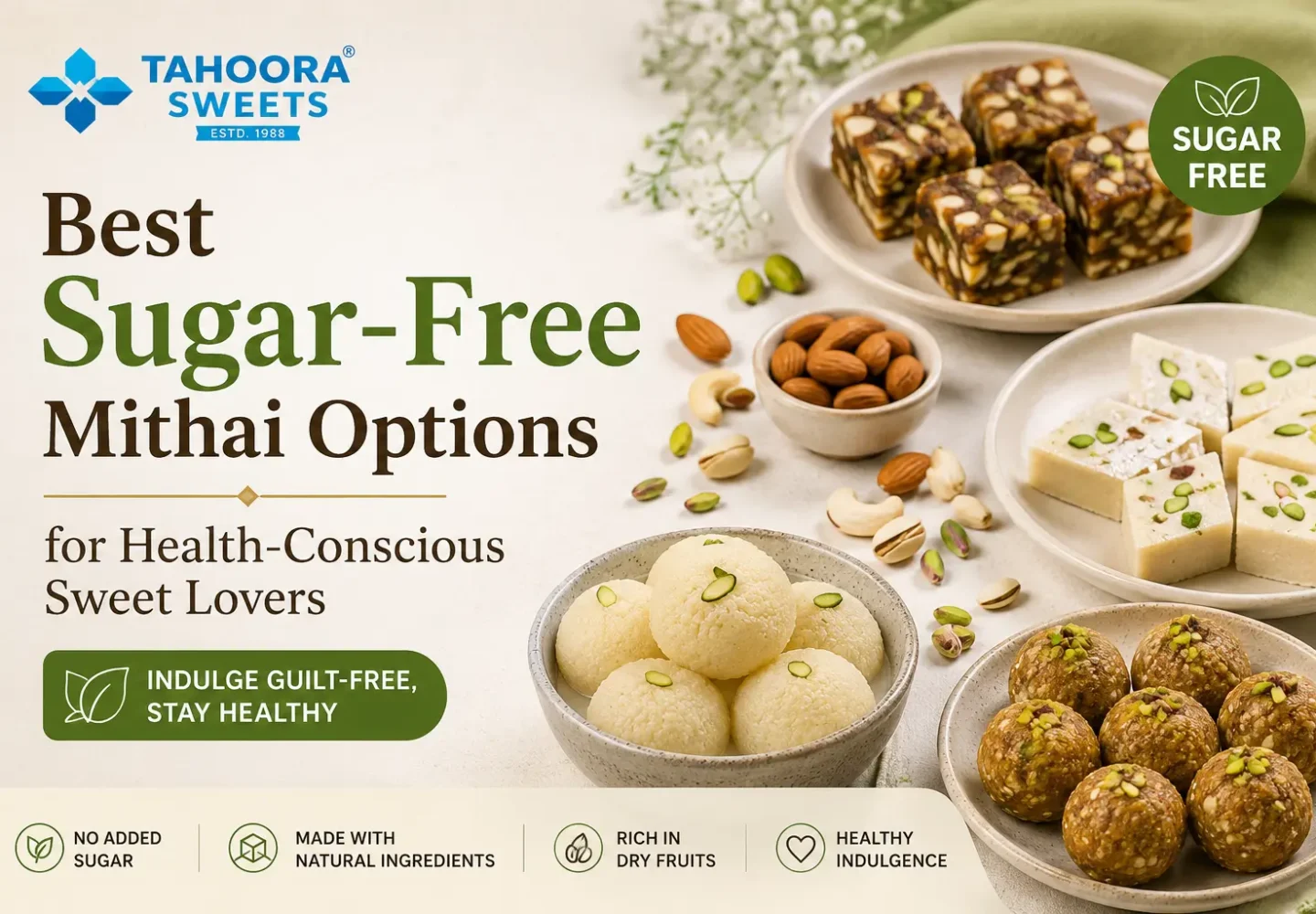 Best sugar free mithai | Best Sugar sweets